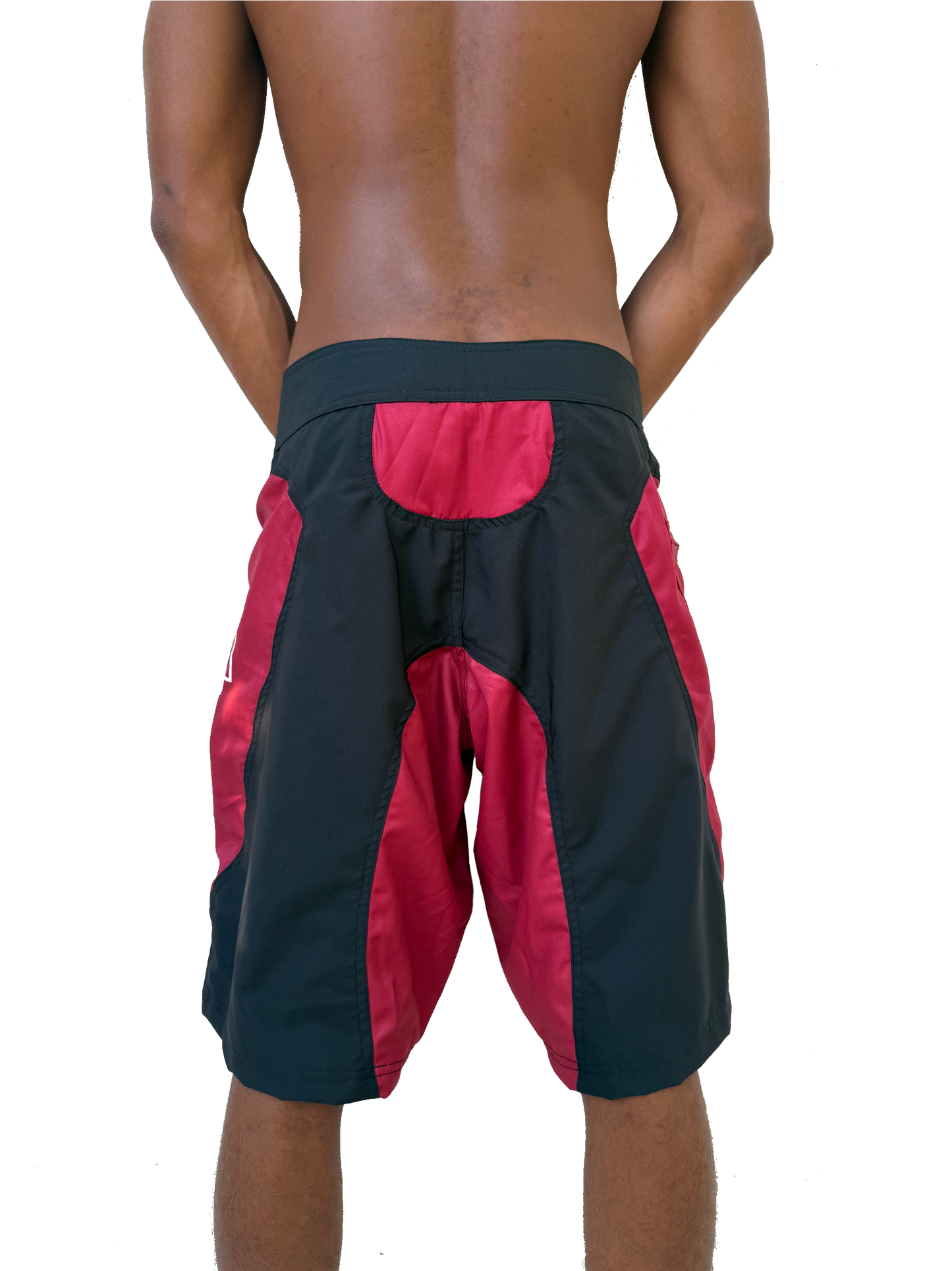 Techwun Surf Trunk - Black/Red