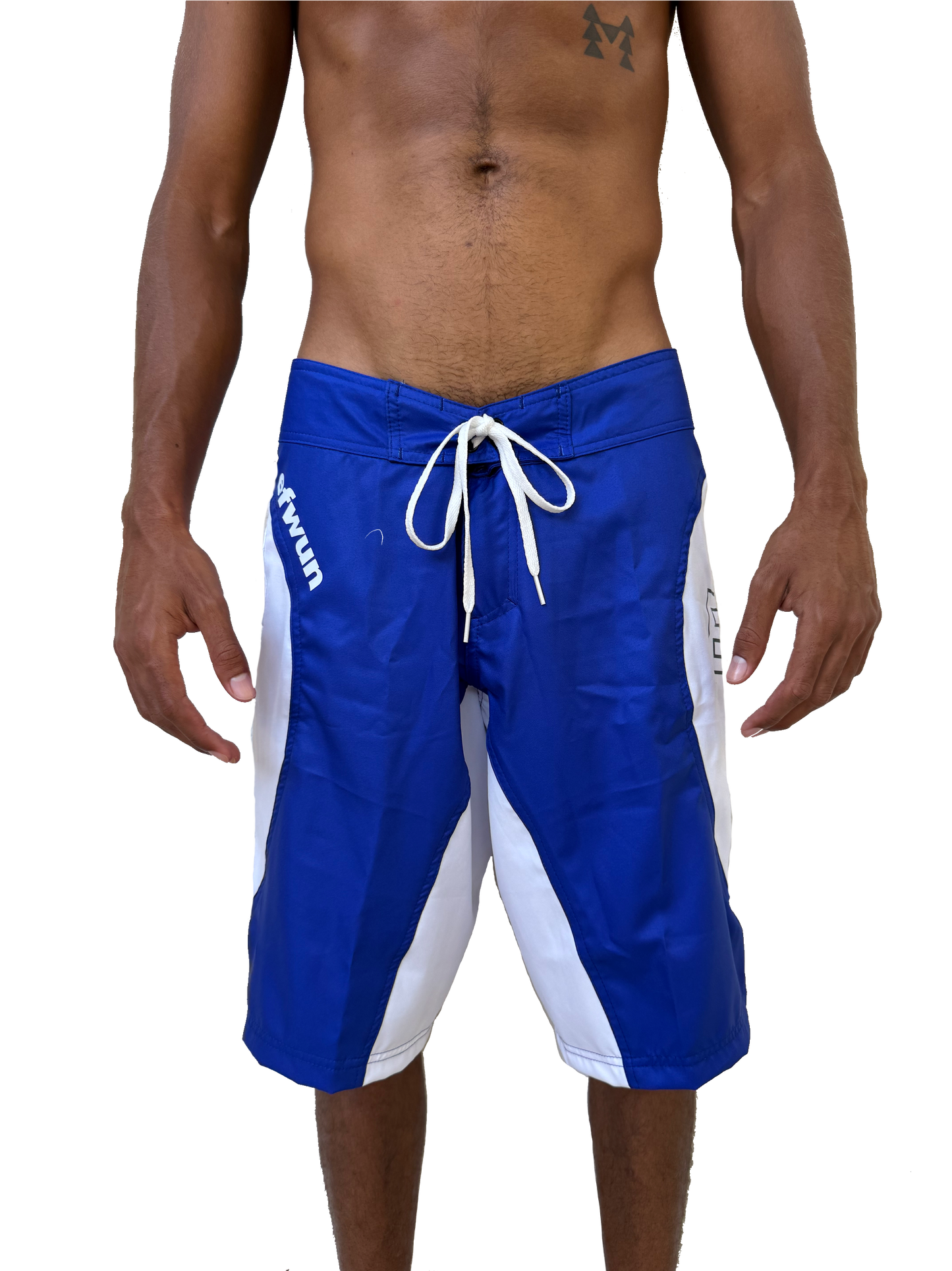 Techwun Surf Trunk - Blue/White (Pre Order Closed)