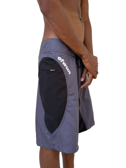 Techwun Surf Trunk - Grey/Black (Pre Order closed)