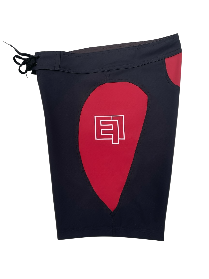 Techwun Surf Trunk - Black/Red