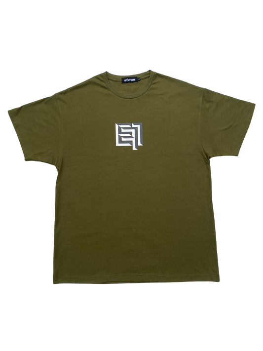 3D Logo Tee - Olive