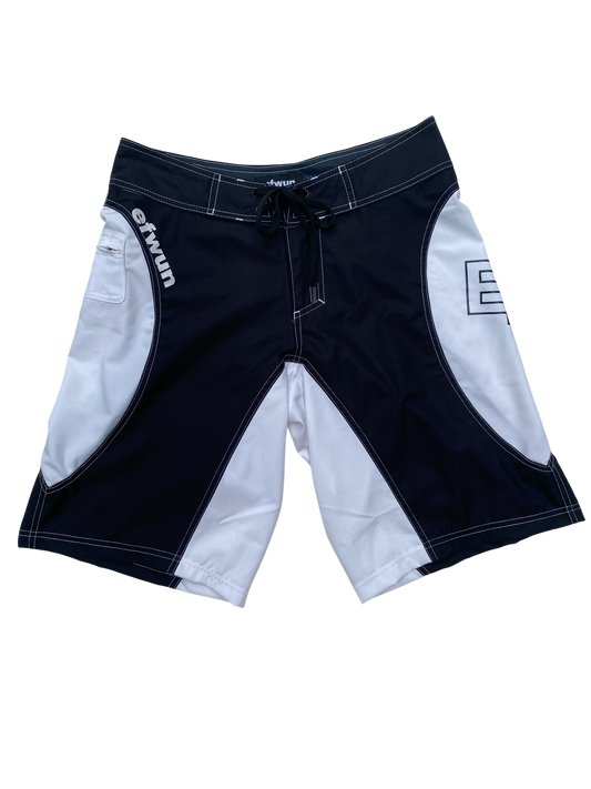 Techwun Surf Trunk - Black/White