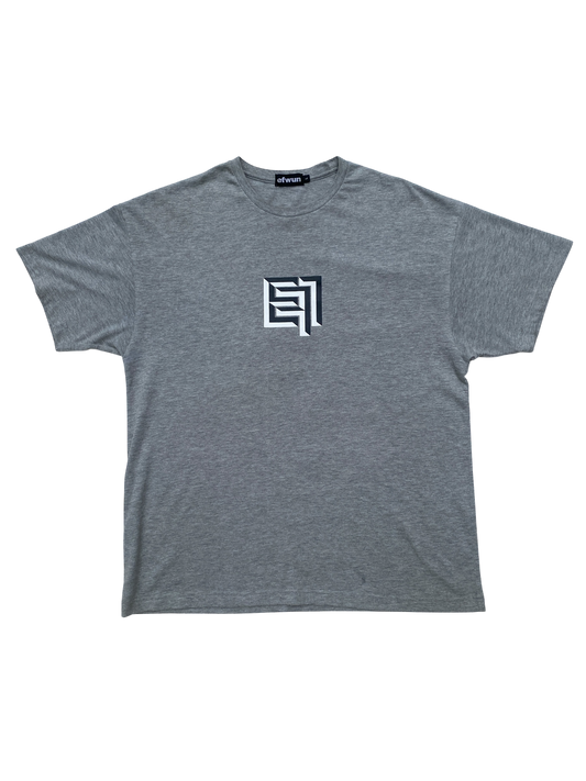 3D Logo Tee - Grey