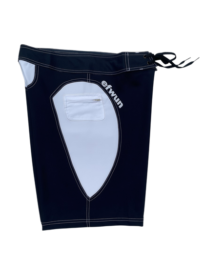 Techwun Surf Trunk - Black/White