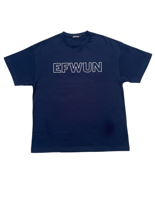 Good Embro Tee - Navy