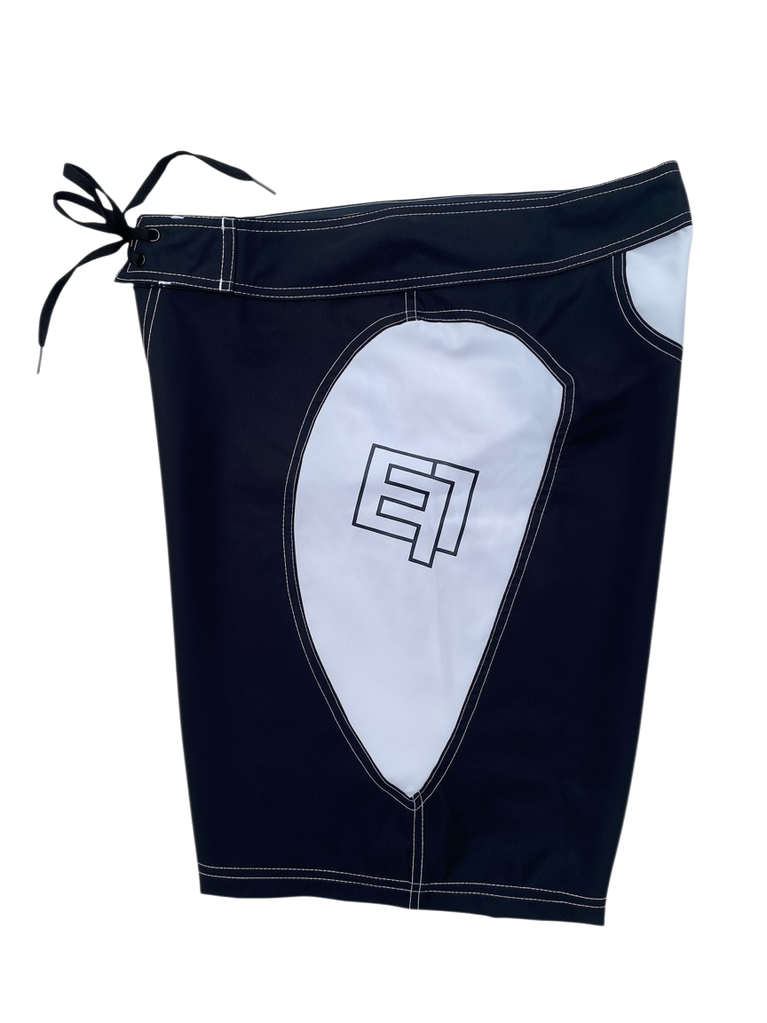 Techwun Surf Trunk - Black/White